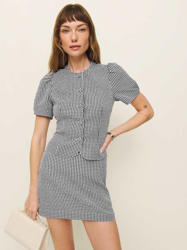 Mika Two Piece - Black And White Check